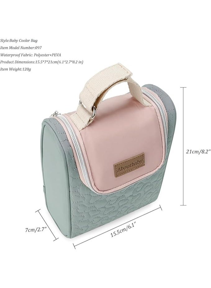 NALACAL Baby Bottle Cooler Bag Adjustable Strap Insulated Storage Up To 9 Ounce - Image 4