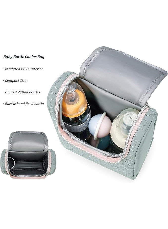 NALACAL Baby Bottle Cooler Bag Adjustable Strap Insulated Storage Up To 9 Ounce - Image 5