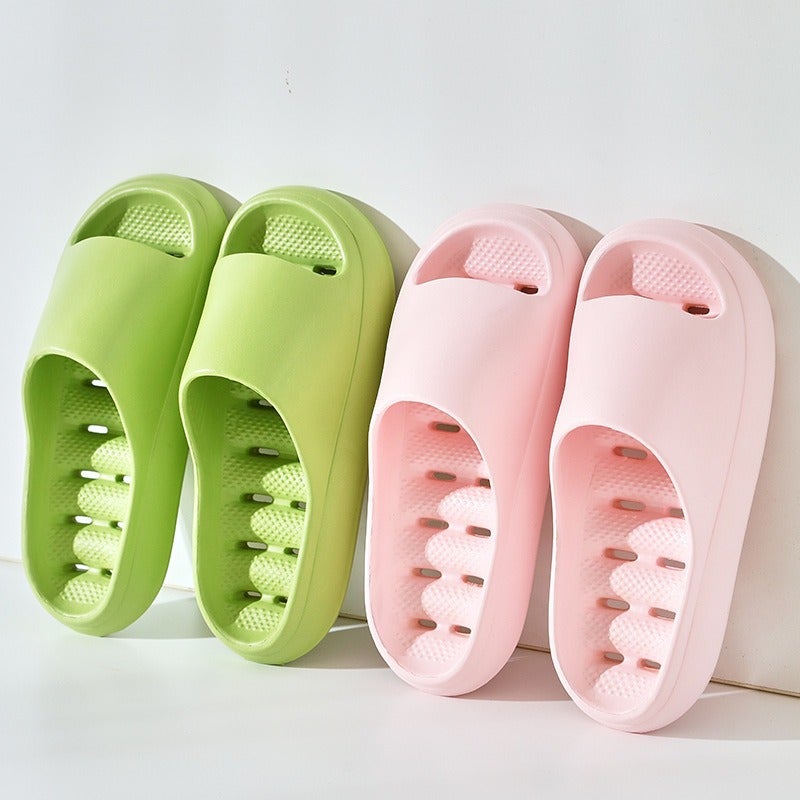 Non-Slip Bathroom Slippers Quick-Drying Sandals Slippers for Bathing Womens Summer New Hotel Indoor Home Couple Yellow - Image 5