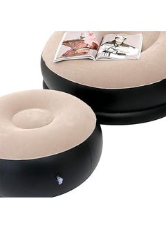 XIGSTA XIGSTA Inflatable Lounge Chair for Adults Blow Up Chaise Lounge Air Lazy Sofa air Sofa Lounge Chair for Indoor Living Room Bedroom Outdoor Travel Camping Picnic Beach  - Image 3