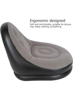 XIGSTA XIGSTA Inflatable Lounge Chair for Adults Blow Up Chaise Lounge Air Lazy Sofa air Sofa Lounge Chair for Indoor Living Room Bedroom Outdoor Travel Camping Picnic Beach  - Image 5
