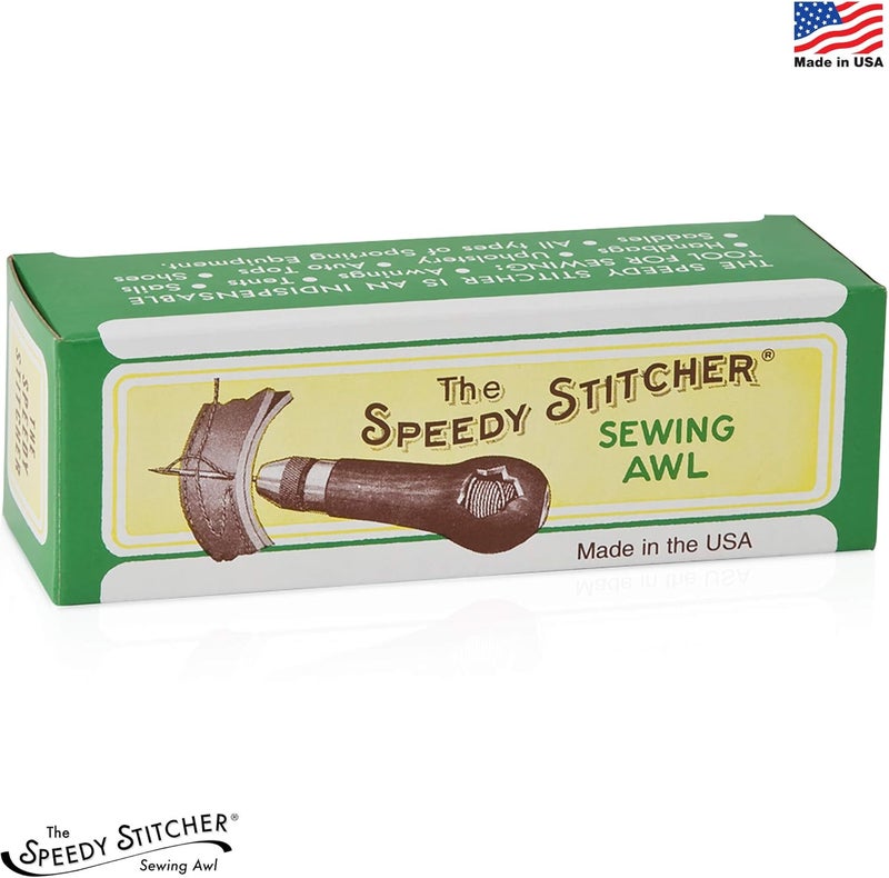 Speedy Stitcher Sewing Awl with 180 Yd Waxed Thread and Needles - Image 4