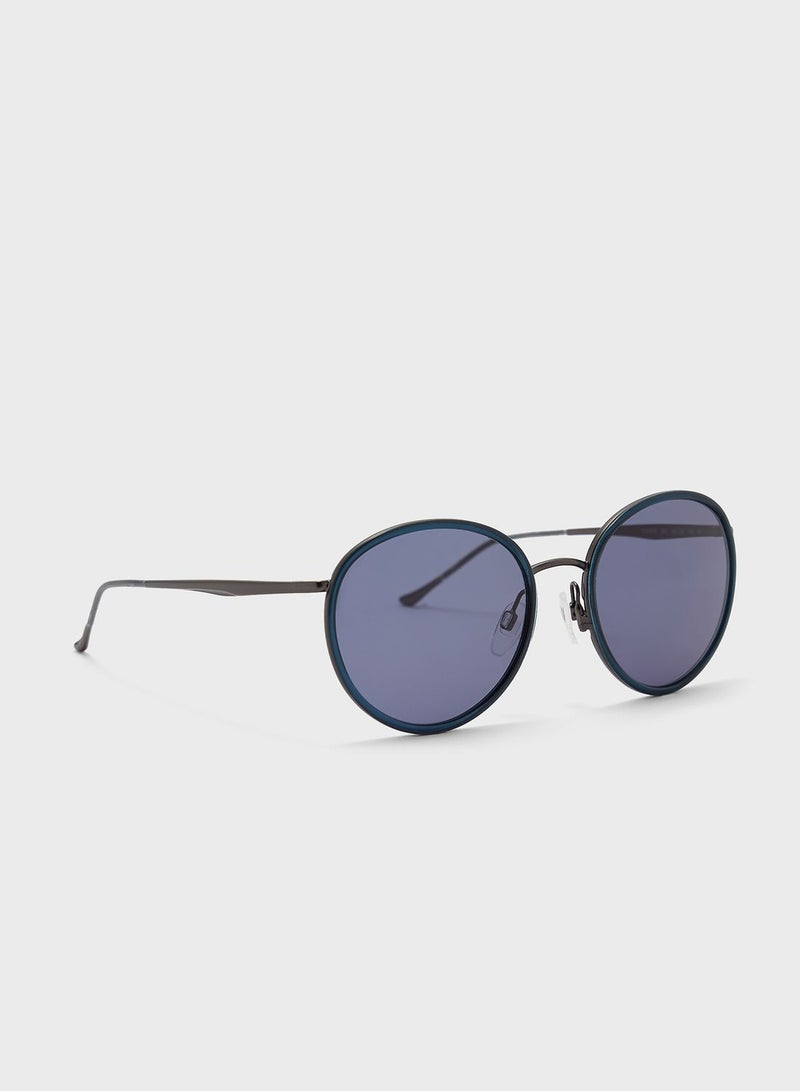 Donna Karan Round Sunglasses - Image 1