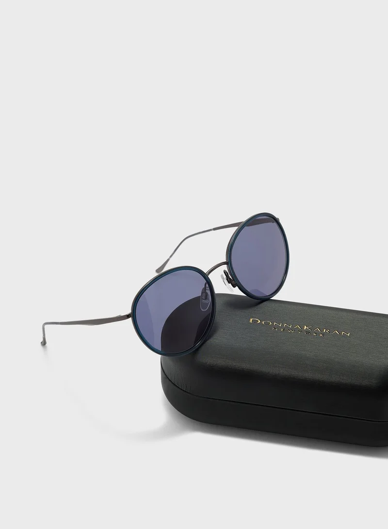 Donna Karan Round Sunglasses
