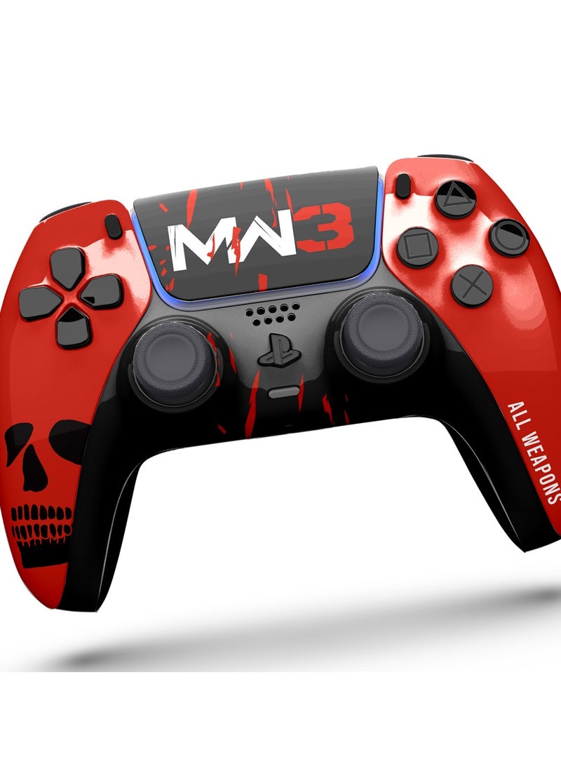 Craft MERLIN CRAFT CUSTOMIZED SONY DUAL SENSE GAMING CONTROLLER FOR PS5 & PS5 SLIM - MW3 WEP NEW 2024 DESIGN  - Image 5