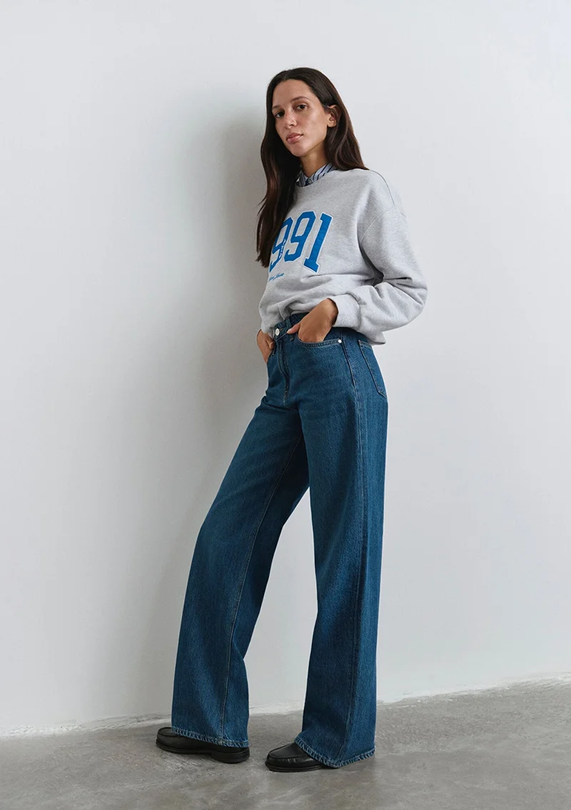 مافي Malibu Icon Navy Jean Pants