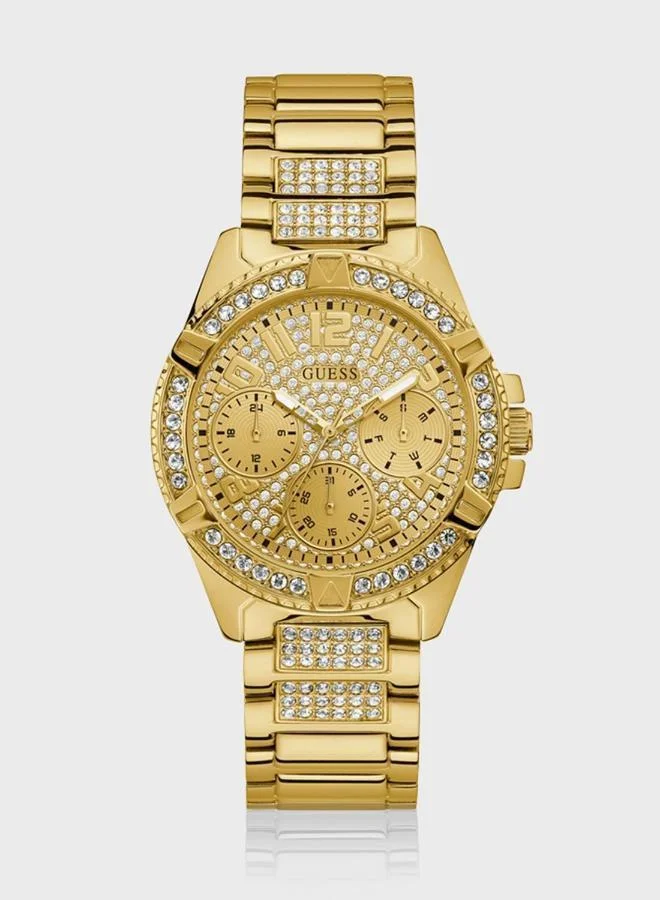 GUESS Crystal Detailing Glitz Watch