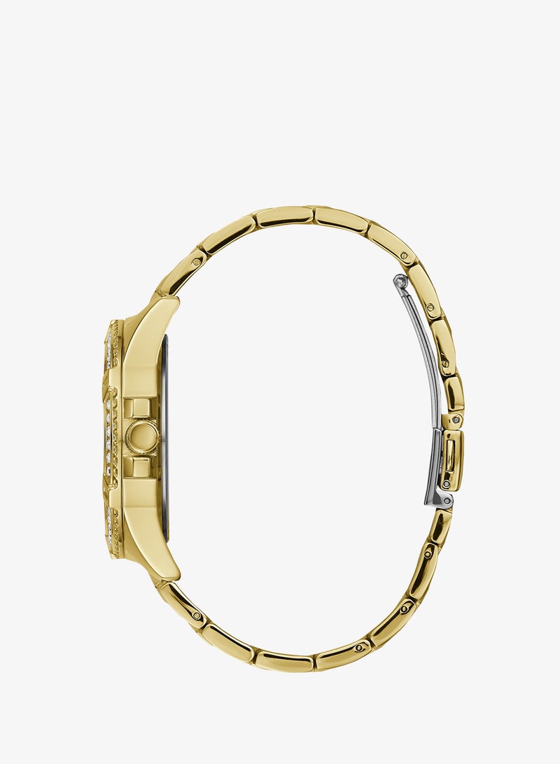 GUESS Crystal Detailing Glitz Watch - Image 4
