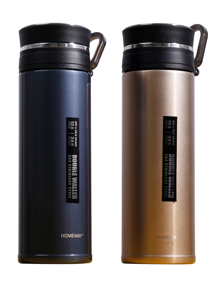 Homeway 680ml Stainless Steel Vacuum Flask – Keeps Beverages Fresh and Ready to Serve - Image 4