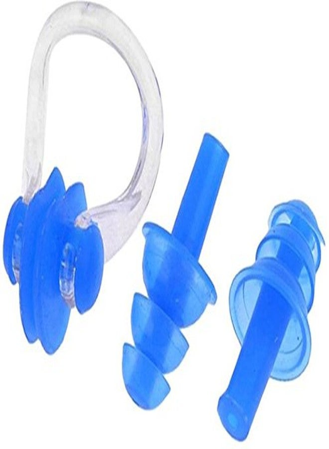 KAAS Complete Swimming Kit with Cap, Goggles and earplugs(Blue) - Image 4