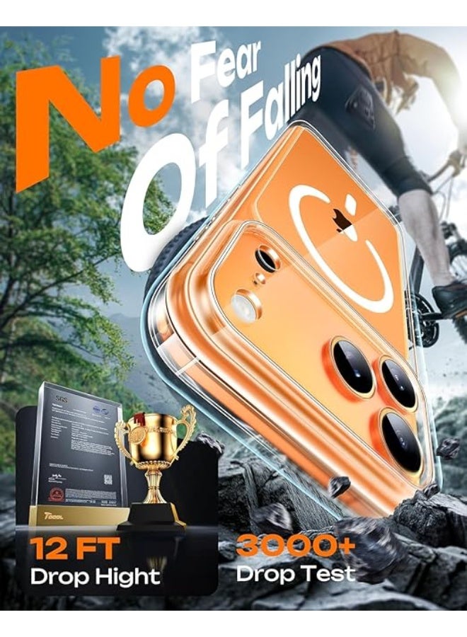 Compatible with iPhone 17 Pro Clear Case [Magsafe Compatible] [Strong Magnet] [Non-Yellowing] Slim, Lightweight, Durable Clear Magnetic Phone Cover - Image 2