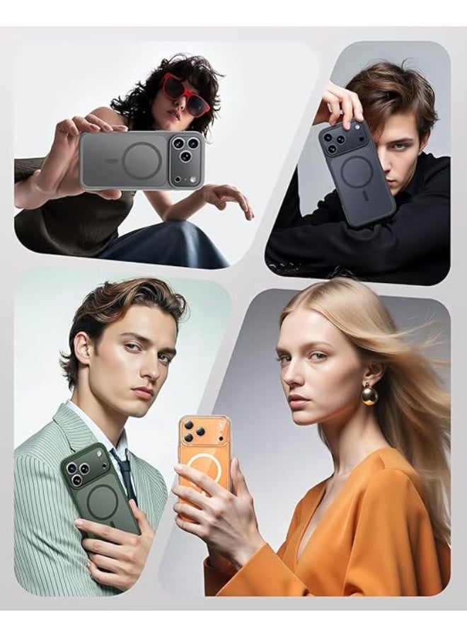 Compatible with iPhone 17 Pro Clear Case [Magsafe Compatible] [Strong Magnet] [Non-Yellowing] Slim, Lightweight, Durable Clear Magnetic Phone Cover - Image 5