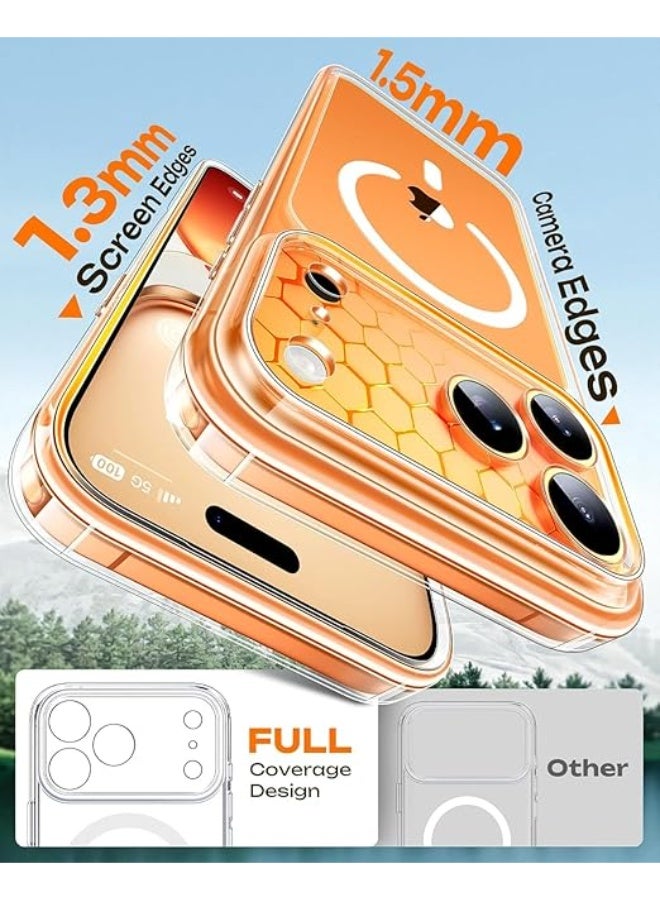 Compatible with iPhone 17 Pro Clear Case [Magsafe Compatible] [Strong Magnet] [Non-Yellowing] Slim, Lightweight, Durable Clear Magnetic Phone Cover - Image 4