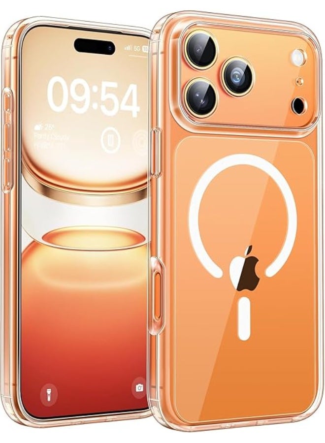 Compatible with iPhone 17 Pro Clear Case [Magsafe Compatible] [Strong Magnet] [Non-Yellowing] Slim, Lightweight, Durable Clear Magnetic Phone Cover - Image 1