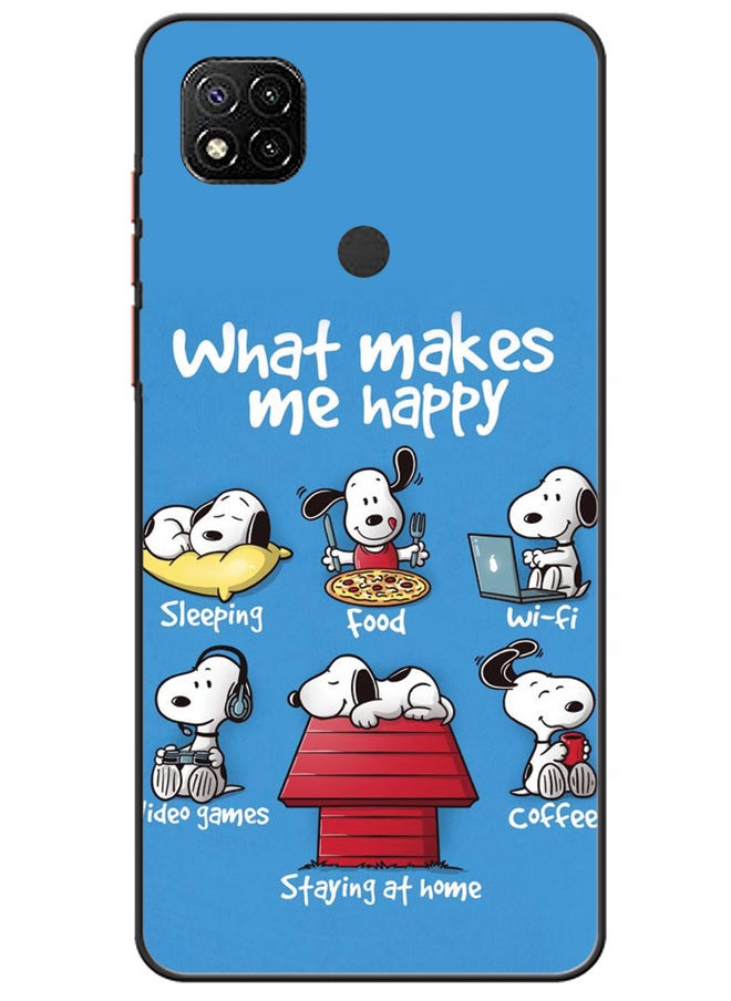 EYE CATCH Protective Case Cover For Xiaomi Redmi 9C What Makes Me Happy  - Image 1