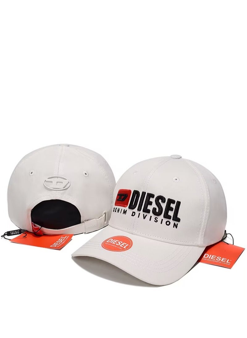 Diesel Off-white Baseball Cap, Trendy Embroidery, Sunshade Cap