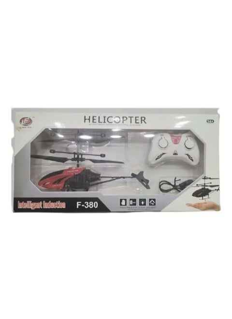 Smart sensor helicopter with remote control.
