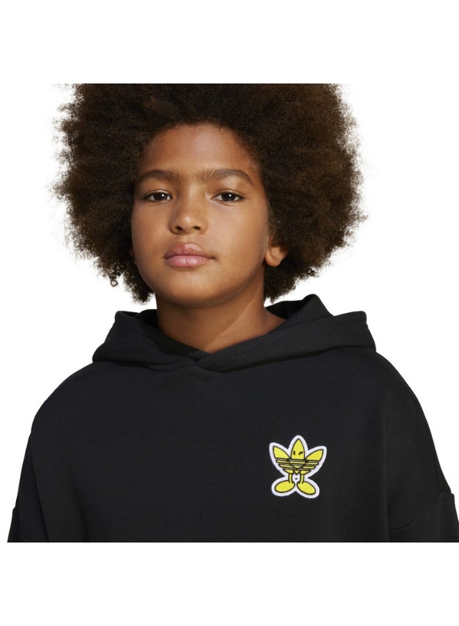 Adidas adidas HOODIE Black Originals Kids SWEATSHIRTS  - Image 5