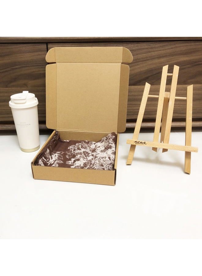 KIAECHWU 9x9x2 Inches Shipping Boxes Set of 25, Brown Corrugated Mailing Cardboard Box Literature Mailer for Packing Small Business Moving and Storage,E-Commerce Packaging (9"×9“×2”) - Image 2