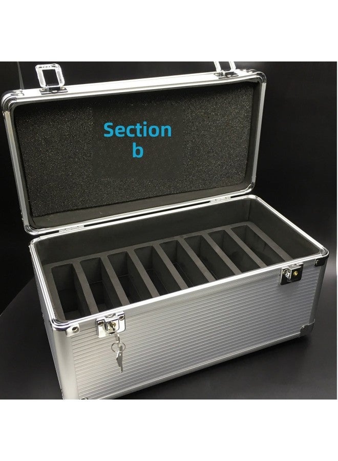 Hard Disk Protective Storage Box 14-piece Safe Lock Multi-purpose Classification Preservation Box-Color:Section B  - Image 1