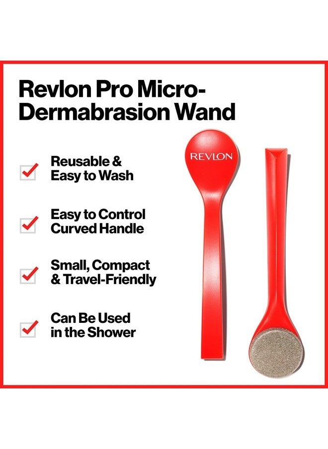 Revlon - Revlon Microdermabrasion Wand, Gently Exfoliate Skin with Real Diamond Grit, 1 Count - Image 1