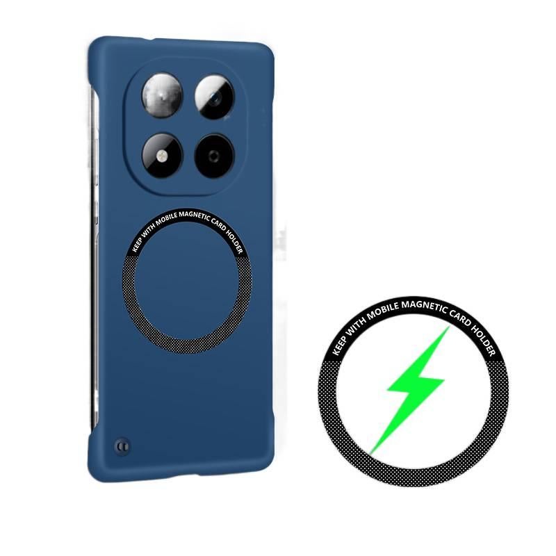 غطاء واقي بPlastic لـ Redmi Note 14 Pro مع حماية من السقوط وتصميم بدون إطار مع مقاوم للصدمات مع ملمس غير لامع باللون أبيض من البلاستيك باللون الأبيض باللون الأحمر - Image 3