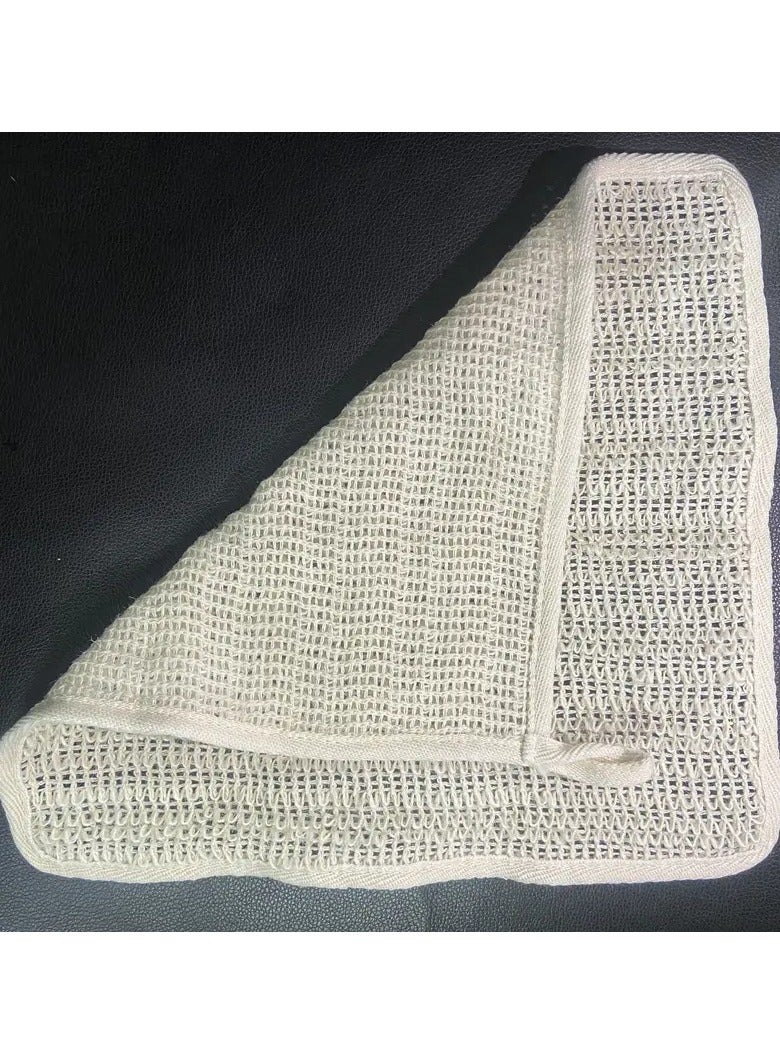 يوكانبي منشفة تنظيف طبيعية من الكتان والقنب - قطعتان، ناعمة، خالية من العطر، لطيفة على البشرة - Image 3