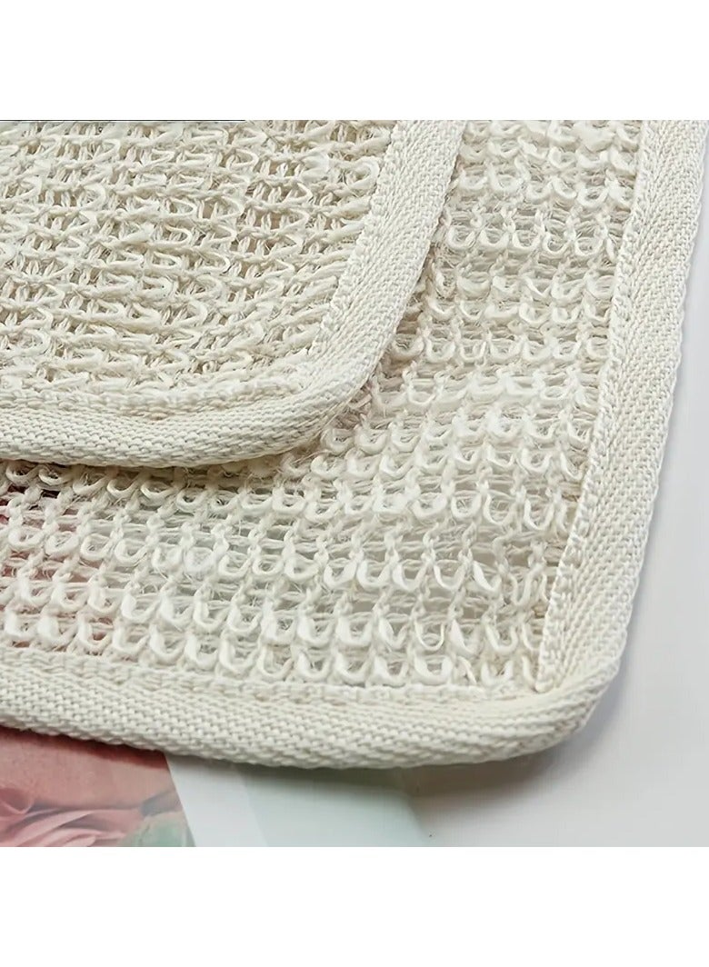 يوكانبي منشفة تنظيف طبيعية من الكتان والقنب - قطعتان، ناعمة، خالية من العطر، لطيفة على البشرة - Image 5