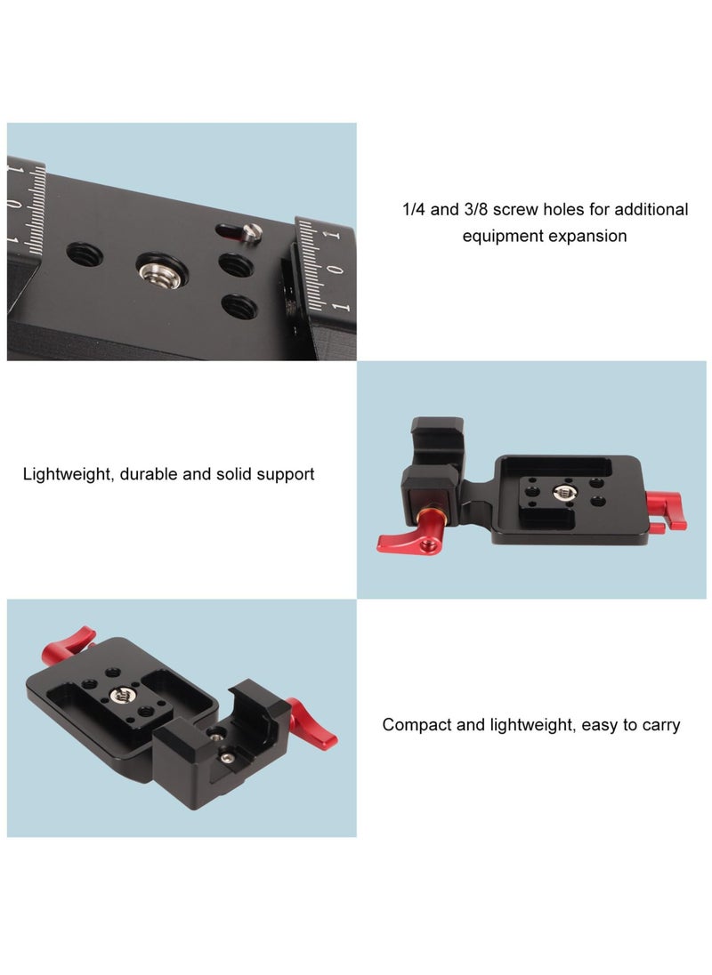 Excefore RS3 Vertical Camera Mount, Robust Portrait Mounting Solution Compatible with RS 2/RS 3/RS3 PRO, Vertical Shooting Camera Mount for Shorts Tiktok Video Extended Vertical Shooting  - Image 4
