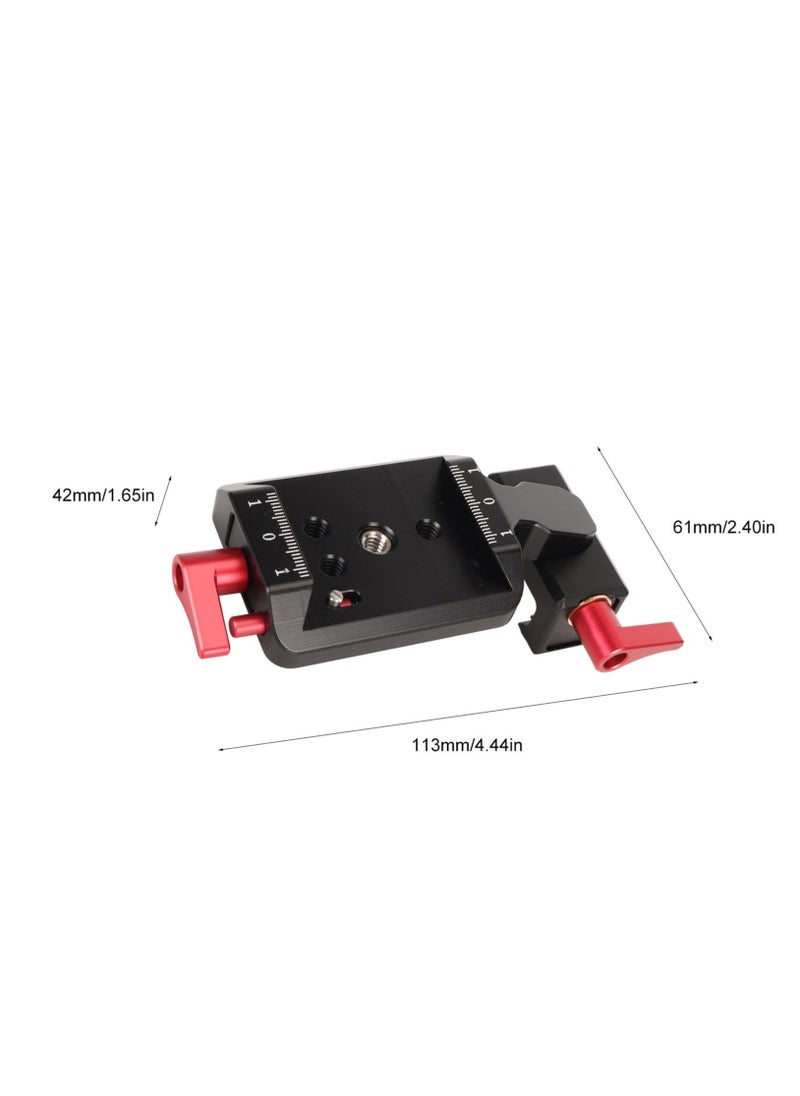 Excefore - RS3 Vertical Camera Mount, Robust Portrait Mounting Solution Compatible with RS 2/RS 3/RS3 PRO, Vertical Shooting Camera Mount for Shorts Tiktok Video Extended Vertical Shooting - Image 1