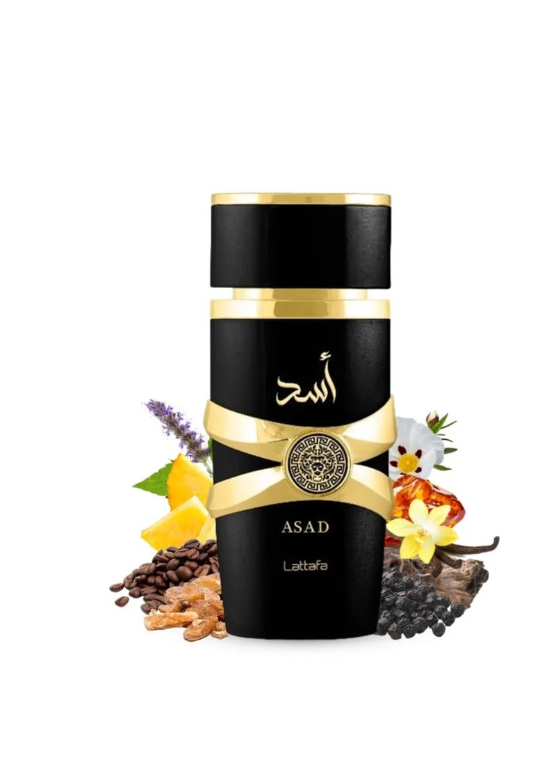 لطافة عطر اسد من لطافه او دي بارفيوم ١٠٠مل - Image 1