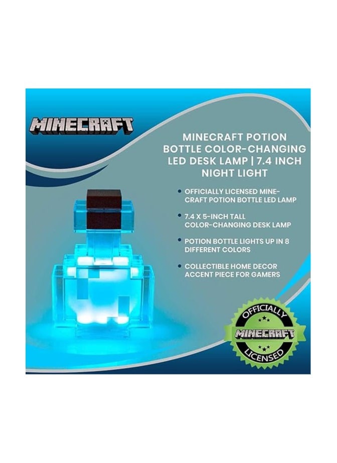 Generic - Minecraft Potion Bottle Light Color-Changing LED Lamp | 7 Inch Night Light - Image 1