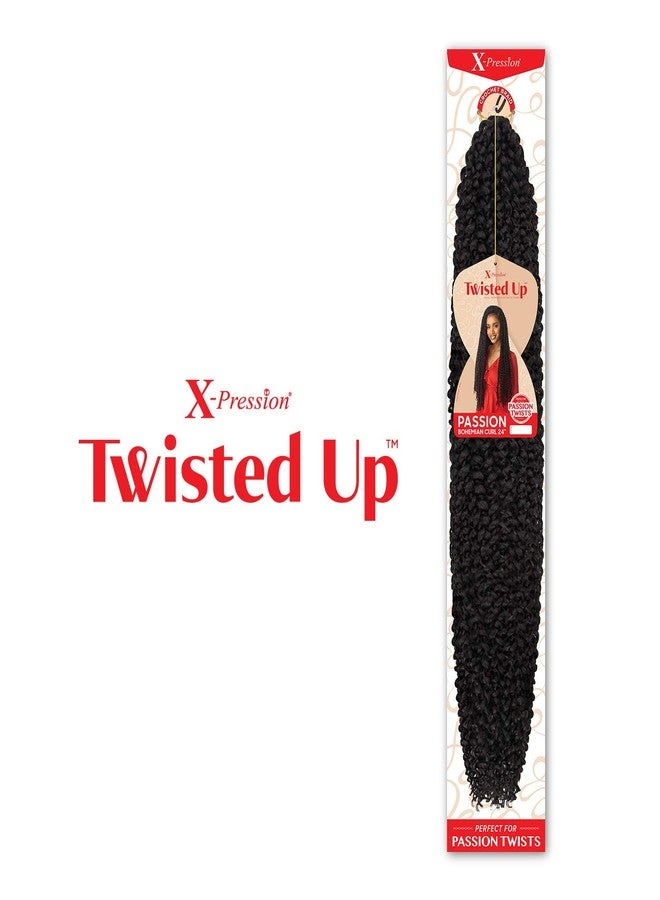 x-pression MULTI PACK DEALS! Outre Crochet Braids X-Pression Twisted Up Passion Bohemian Curl 24" (1-PACK, 425) - Image 2
