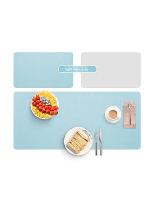 Mouse Pad Large Table Pad Waterproof Computer Office Desk Pad Writing Pad Can Come To Pattern Printing-Color:100*50cm-Pattern:Thickened Light Blue + Light Gray Double-sided Color - pzsku/Z105B587541D75EC34E7EZ/45/1746231064/8575a96d-9cf2-40d8-b208-7c5fb157fe95