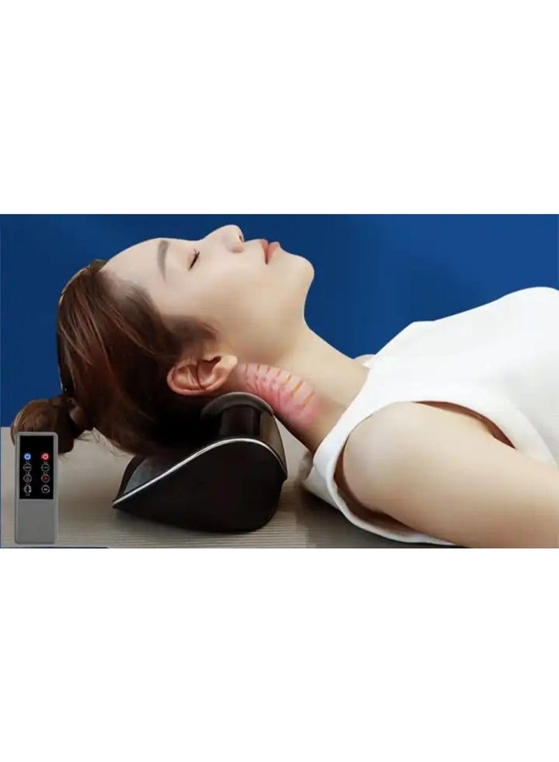 جهاز تدليك وشد الرقبة والكتفين،لدعم العنق وعلاج الألم وتصحيح انحناء الرقبة وسادة تدليك لتقويم العمود الفقري - Image 4