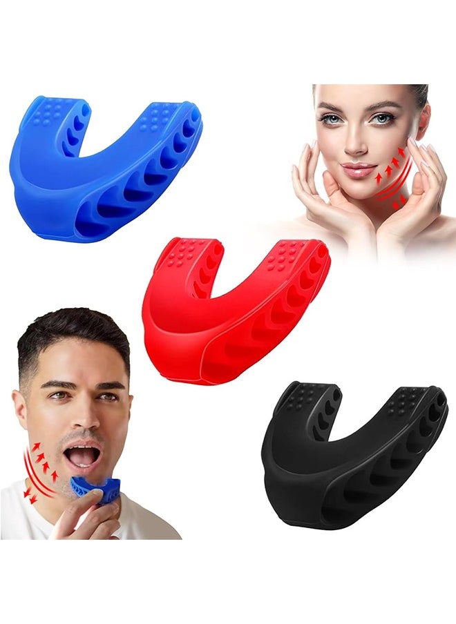 Generic - 3Pcs Jaw Exerciser, Latest Version Jawline Shaper for Men & Women, Jawline Exerciser, Jaw Trainer, Tighten & Tones, Target Your Chin & Cheekbones, Facial Exerciser for Beginner Intermediate Advanced - Image 1
