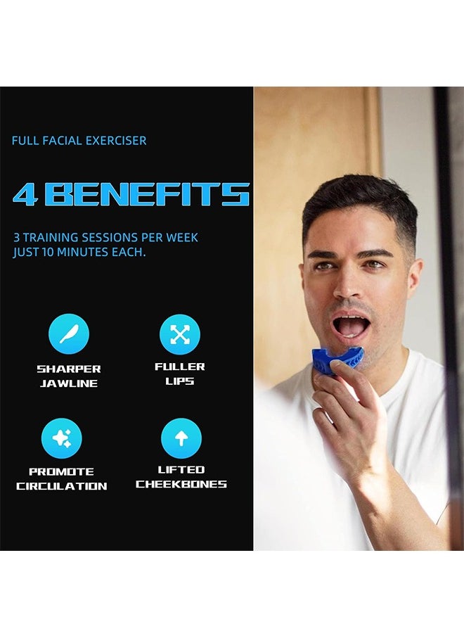 Generic - 3Pcs Jaw Exerciser, Latest Version Jawline Shaper for Men & Women, Jawline Exerciser, Jaw Trainer, Tighten & Tones, Target Your Chin & Cheekbones, Facial Exerciser for Beginner Intermediate Advanced - Image 1