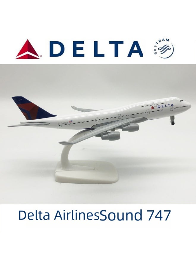 20cm Aircraft Model Alloy Solid Domestic And Foreign Major Aviation Boeing 737 Airbus 380 Ornaments Simulation Model-Color:20cm Oman Air B787  - Image 5