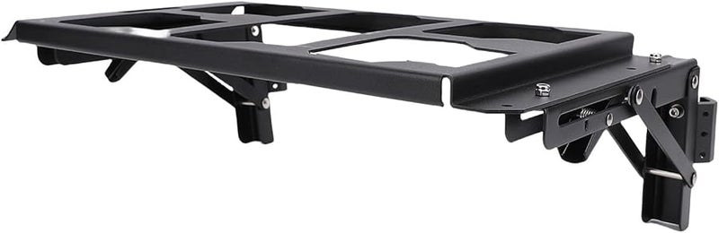 Aluminium Folding Toolbox Mount Side Storage Tray Heavy Duty Bracket For Workshop Garage - Image 2