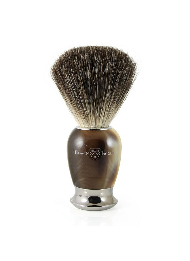 Edwin Jagger Dwin Jagger 4Pc Imitation Horn Shaving Set For Mach3 Blades Light Horn  - Image 4