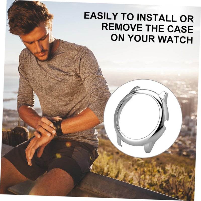 POPETPOP 1pc Creative Watch Shell Cover for Solar Metal Protective Case Lightweight Easy to Install Unisex Design for Occasions - Image 4