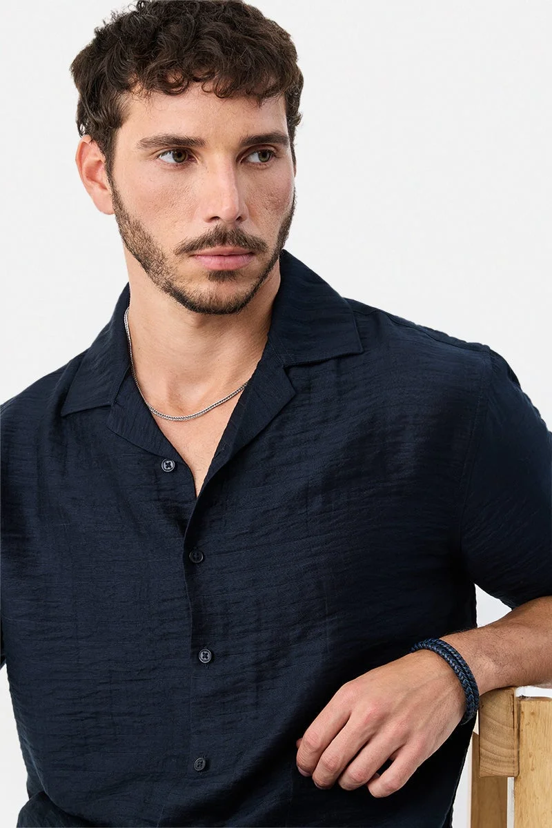 SNITCH Textured Box Fit Shirt