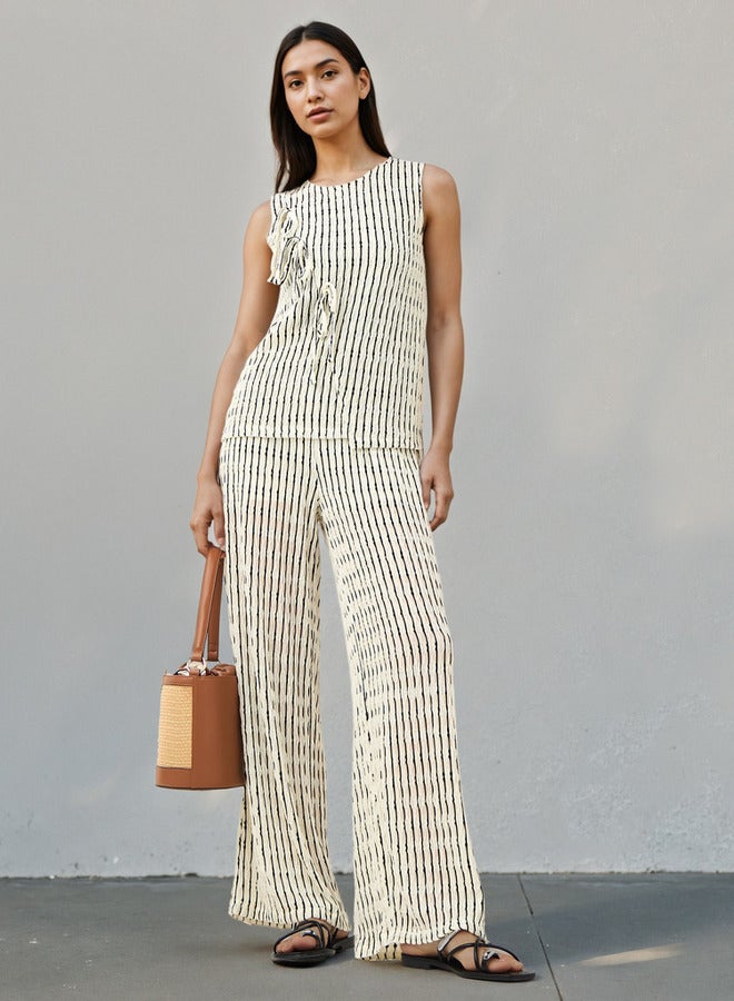 تواكستريمز بلوزة بدون أكمام بنسيج - Image 2