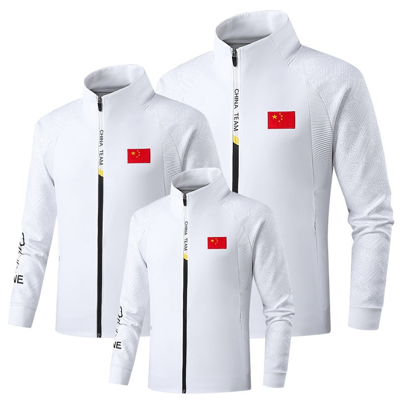Parent-Child Sportswear Physical Examination Clothes Coach Clothes Boys And Girls Group Clothes Activity Clothes Coat Printing - Image 3