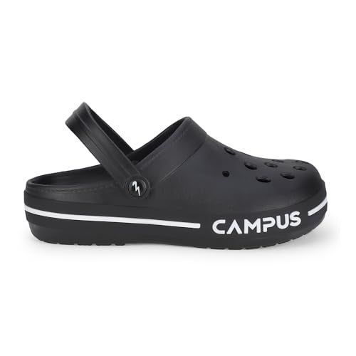 Campus Men's GC-4004 BLACK Clogs - 6UK/India GC-4004 - Image 3