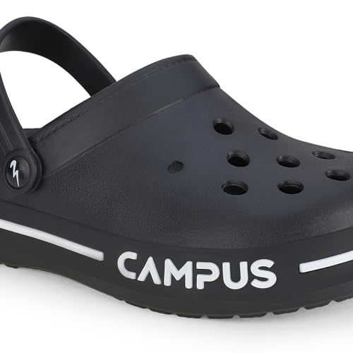 Campus Men's GC-4004 BLACK Clogs - 6UK/India GC-4004 - Image 5