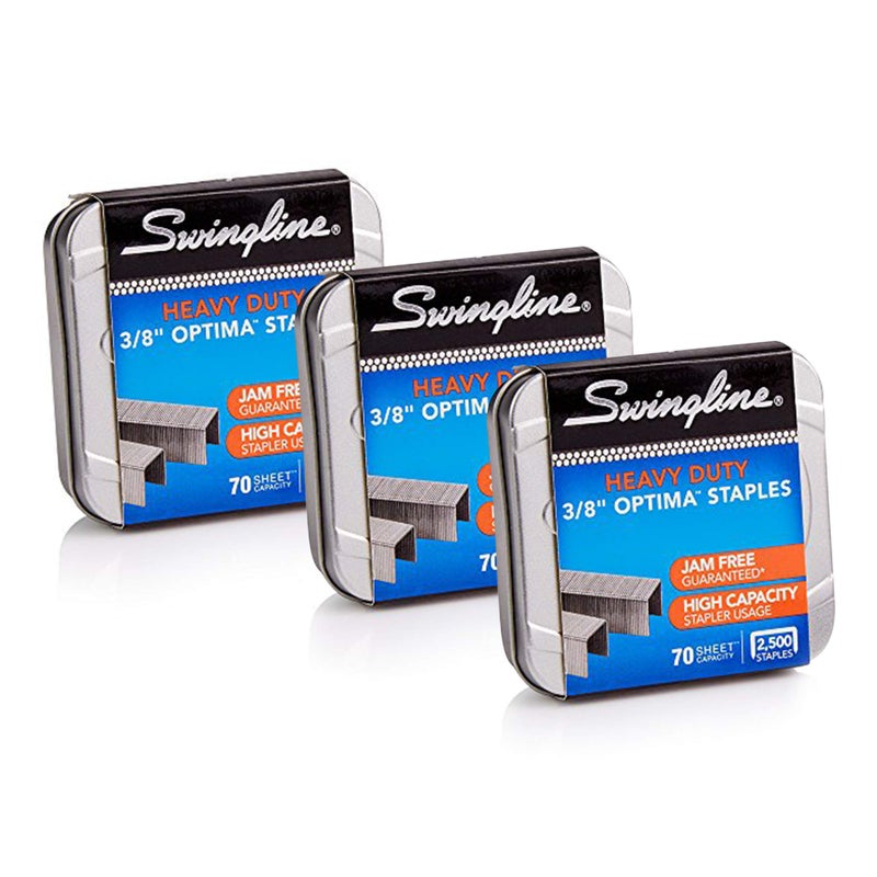 Swingline High Capacity 2500 Ct (3 Pack) Silver Staples