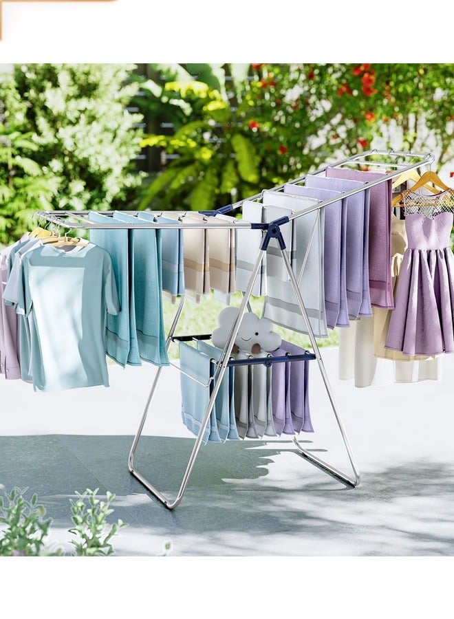 Taimi Clothes Drying Rack, Drying Rack Clothing with Height-Adjustable, Foldable Laundry Drying Rack - Image 4