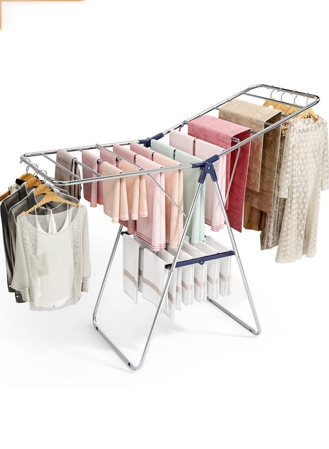 Taimi Clothes Drying Rack, Drying Rack Clothing with Height-Adjustable, Foldable Laundry Drying Rack - Image 3