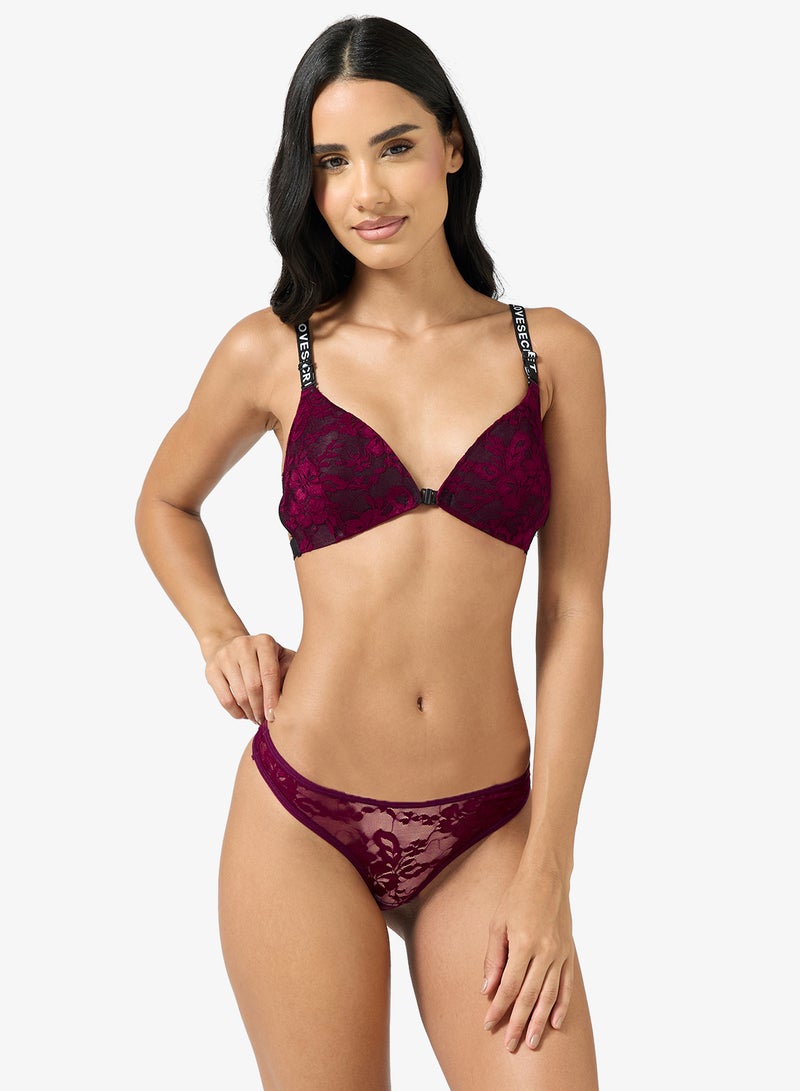 ELLA Printed Bra & Brief Set - Image 1